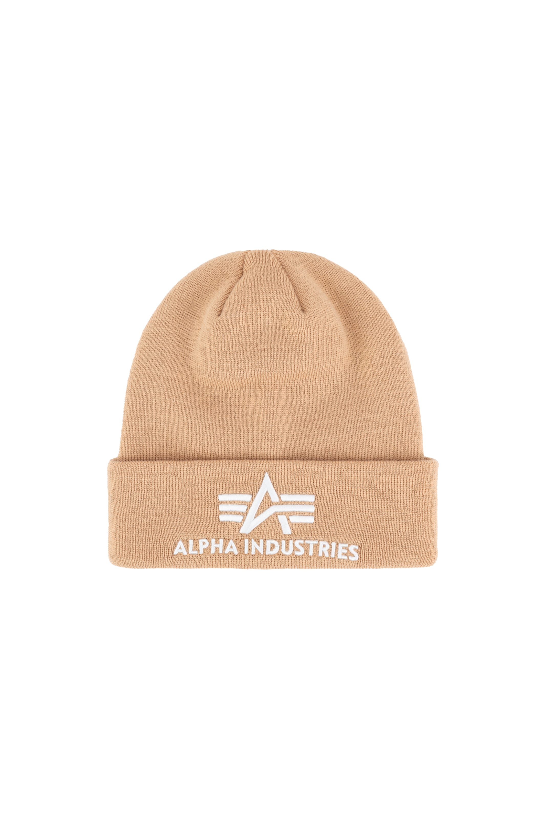 ALPHA INDUSTRIES Шапка в Бежевый: спереди