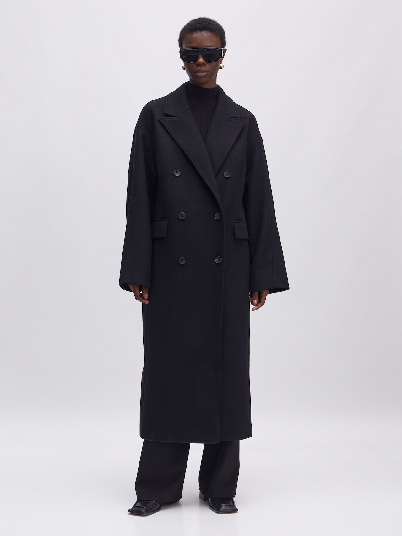 EDITED Produits Manteau mi-saison 'Haima' noir