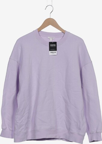 COS Sweatshirt & Zip-Up Hoodie in L in Purple: front