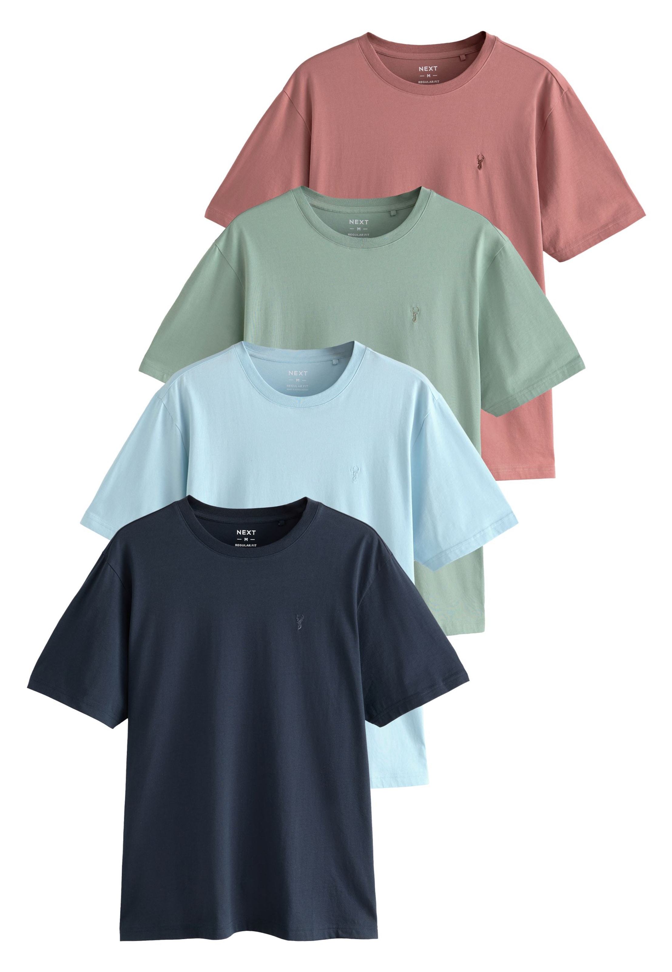 Next Shirt in Navy / Light blue / Light green / Dusky pink, Item view