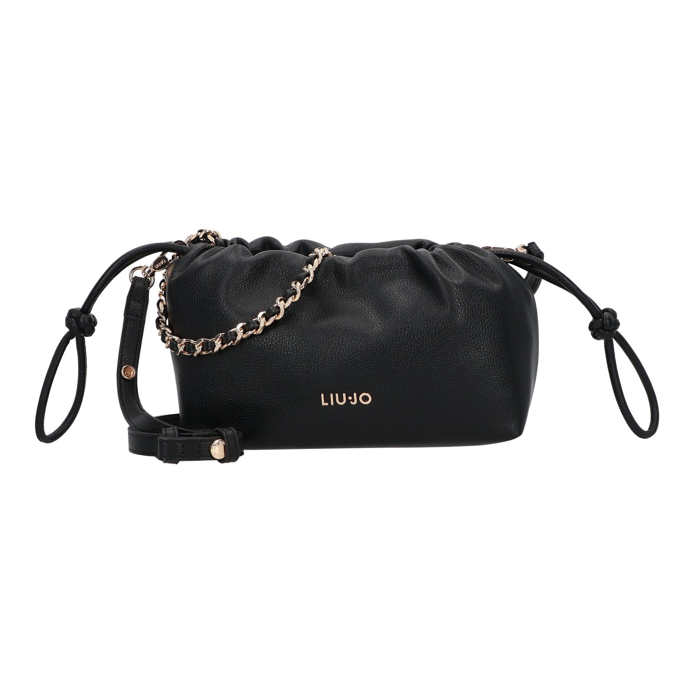 Borsa a spalla 'Stilly' di Liu Jo in nero: frontale