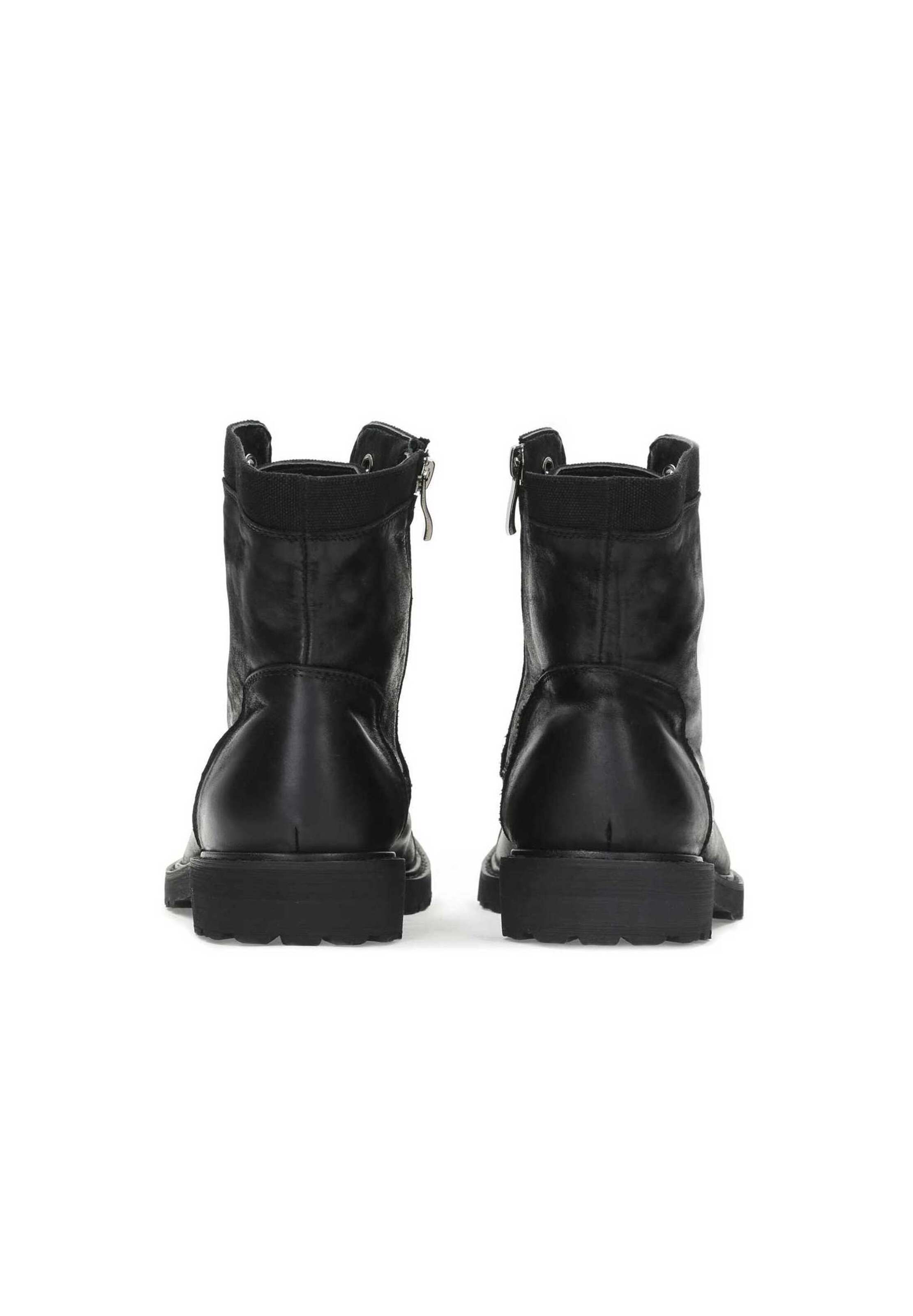 Kazar Schnürboots in Schwarz