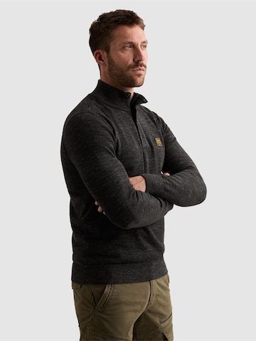 PME Legend Sweter 'Pullover with half-zip and raglan sleeves' w kolorze czarny