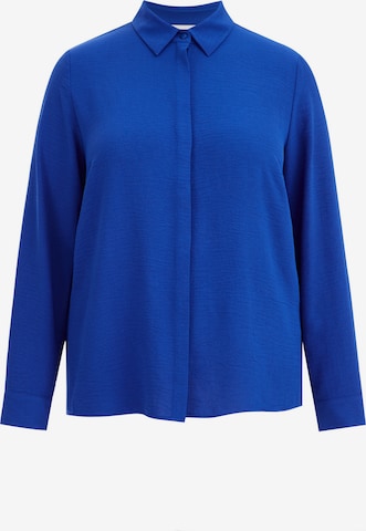 WE Fashion Blouse in Blauw: voorkant