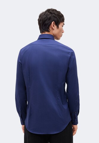 Slim fit Cămaşă business de la Michael Kors pe albastru: spate