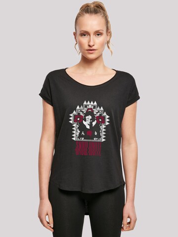 F4NT4STIC Shirt 'Disney Boys Snow White Warped' in Zwart: voorkant
