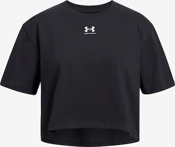 UNDER ARMOUR Funktionsshirt 'Rival' in Schwarz: Vorderseite