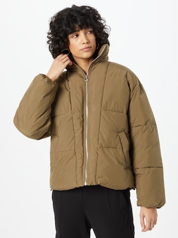 Pimkie Between-Season Jacket 'MAT' in Green: front