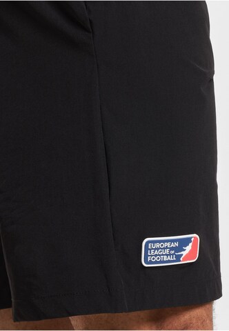 Loosefit Pantaloni 'DefShop x European League of Football Munich Ravens 2' di European League of Football in nero