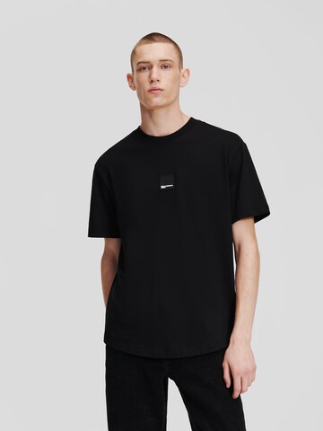 T-Shirt KARL LAGERFELD JEANS en noir : devant