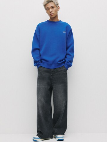 Sweat-shirt 'STWD' Pull&Bear en bleu