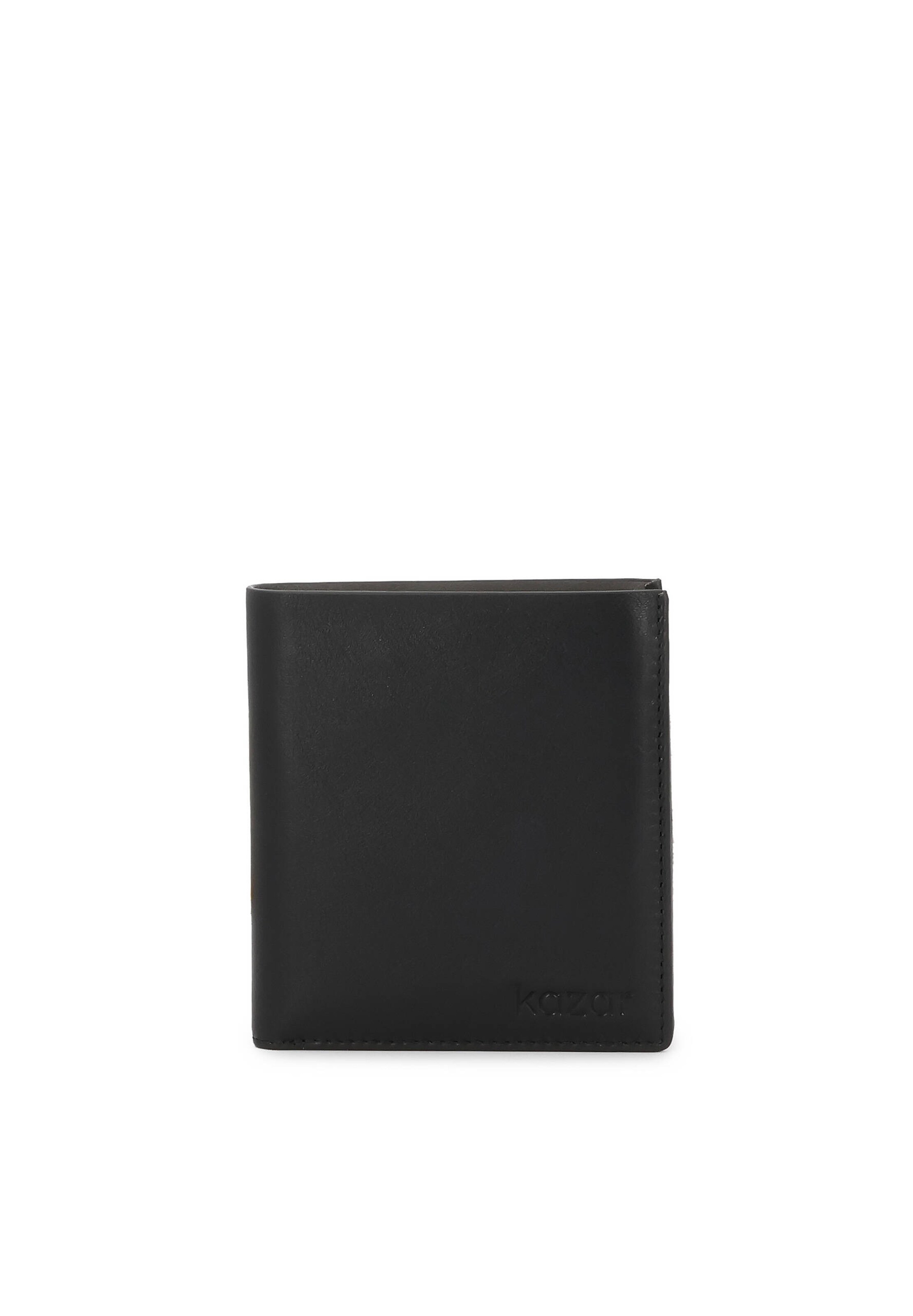 Porte-monnaies Kazar en noir : devant