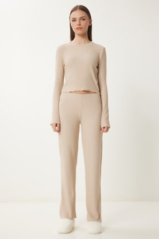 Happiness İstanbul Ταγέρ με παντελόνι σε μπεζ