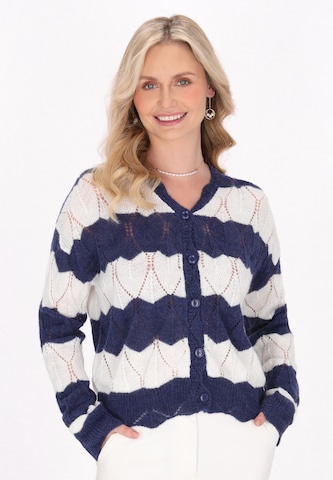 Usha Gebreid vest in Blauw