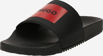 Mule 'Timein' HUGO en noir : devant