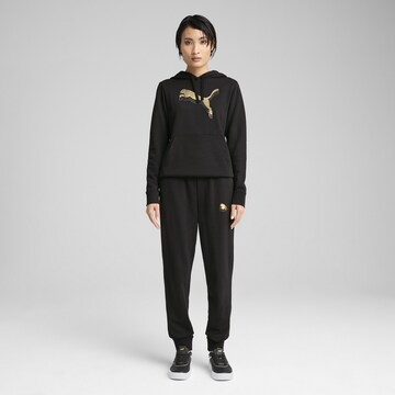 Effilé Pantalon de sport 'ESS' PUMA en noir