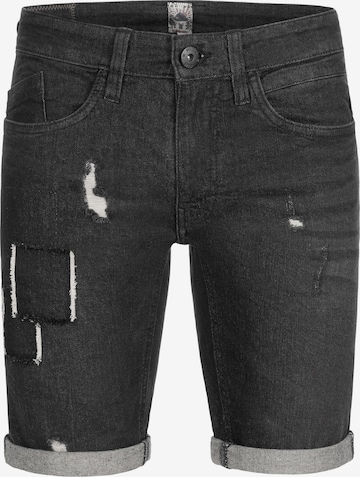 INDICODE JEANS Regular Jeans 'Roberts' in Zwart: voorkant