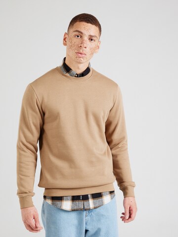 Only & Sons Sweatshirt 'ONSConnor' in Brown: front
