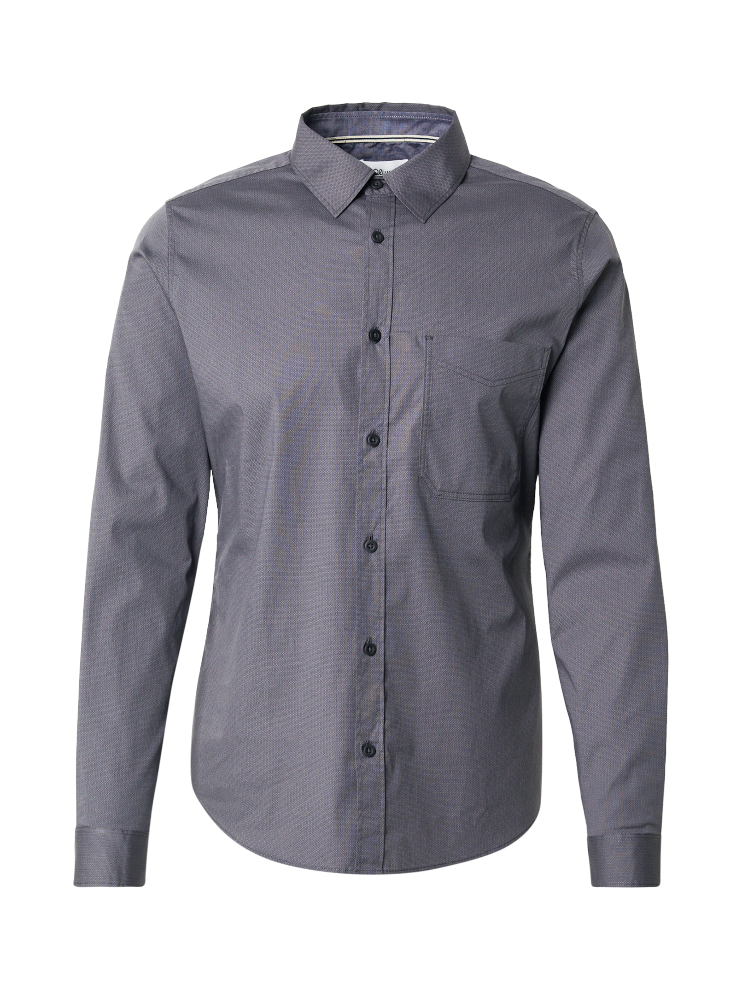 s.Oliver Regularny krój Koszula w kolorze szary: przód