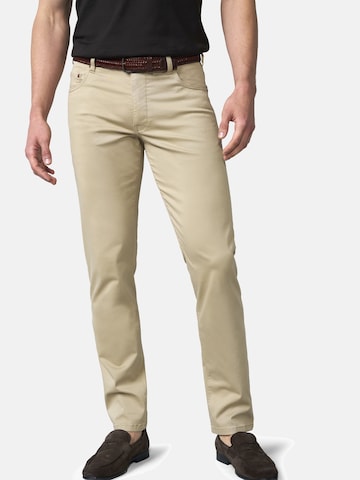 Regular Pantalon chino 'M5 Five Pocket' MEYER en beige : devant