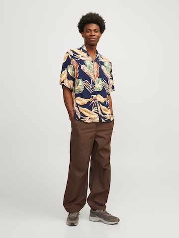JACK & JONES Comfort fit Overhemd 'JJEJeff' in Blauw