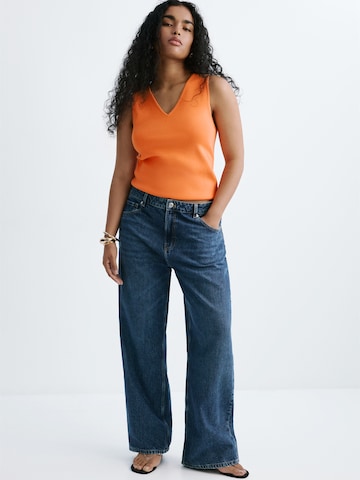 MANGO Top 'BEIXAMEL' in Oranje