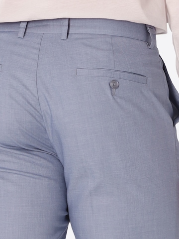 Distretto12 Regular Pleated Pants 'ALABASTRO' in Blue