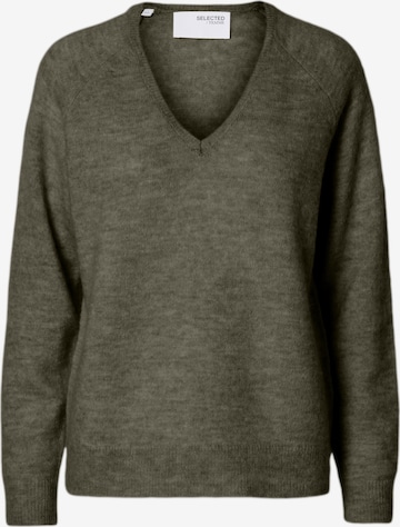 SELECTED Pullover 'Lulu' i grøn: forside