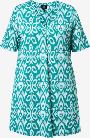T-shirt Ulla Popken en vert : devant