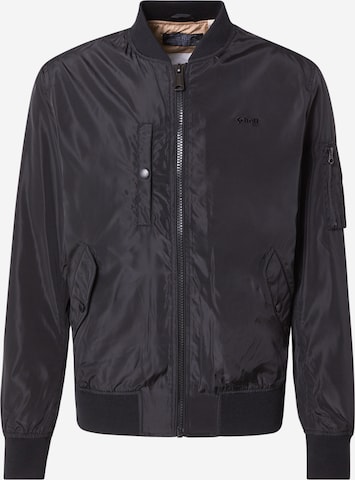 Schott NYC Välikausitakki värissä musta: etupuoli