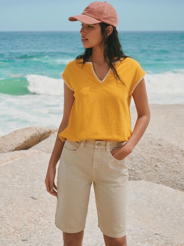 Next Majica | rumena barva: sprednja stran