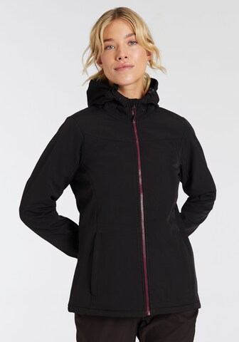 KILLTEC Outdoorjacke in Schwarz: Vorderseite