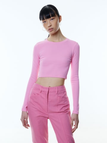 EDITED Shirt 'Oxana' in Roze: voorkant