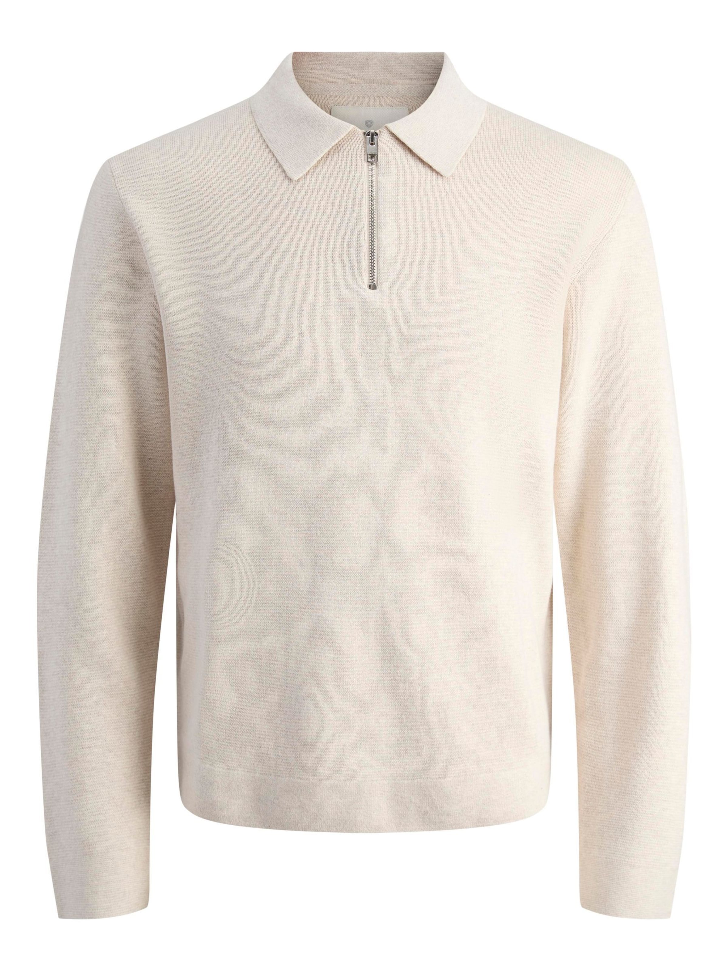 Jack & Jones Premium Pullover 'JPRBLAMilano' in Weiß: Vorderseite