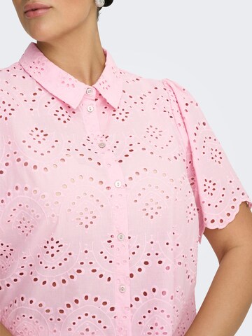 Camicia da donna 'CARValais' di ONLY Carmakoma in rosa
