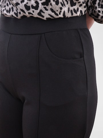 Wide Leg Pantalon Navigazione en noir