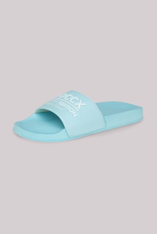 Soccx Beach & Pool Shoes in Blue: front