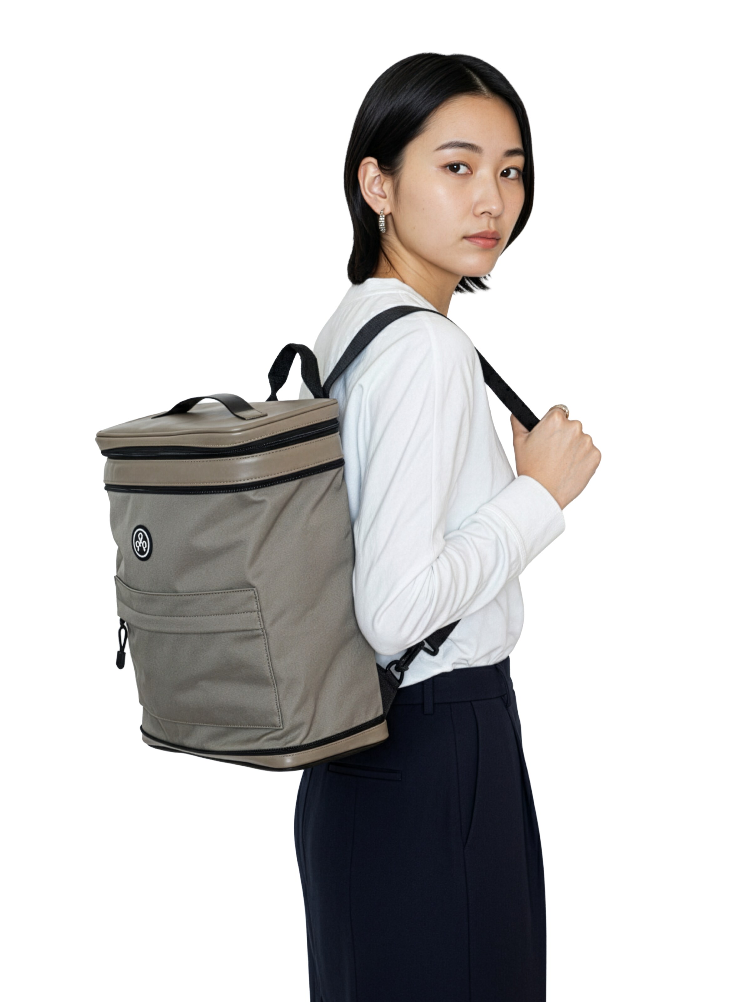 KIWEE Schoudertas in Beige