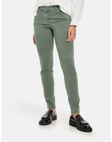 GERRY WEBER Skinny Jeans in Green: front