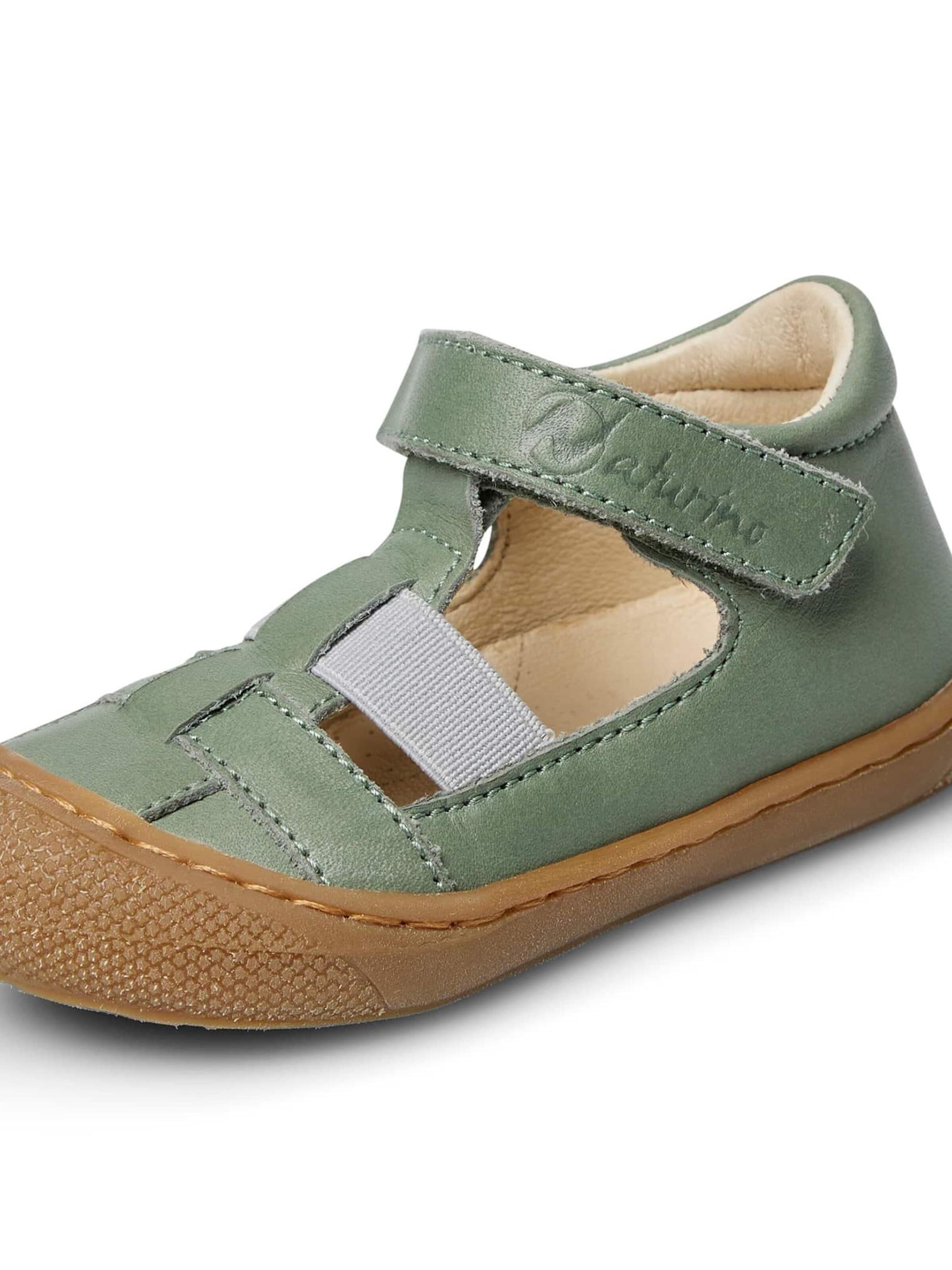 NATURINO Open shoes 'LANGEN' in Green