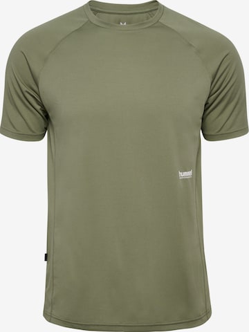 Hummel Performance shirt 'Pulse' in Green: front
