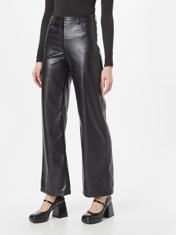 Tally Weijl Flared Pants in Black: front
