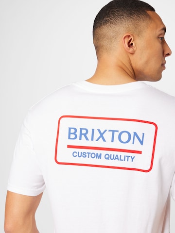 Brixton T-Shirt 'PALMER PROPER' in Weiß