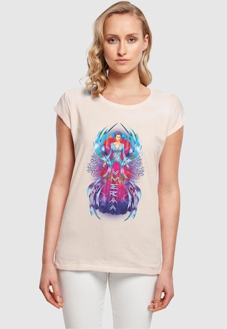ABSOLUTE CULT T-Shirt 'Aquaman - Mera Dress' in Pink: predná strana