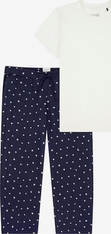 SCHIESSER Pyjama 'Mix & Relax' in Blau: Vorderseite