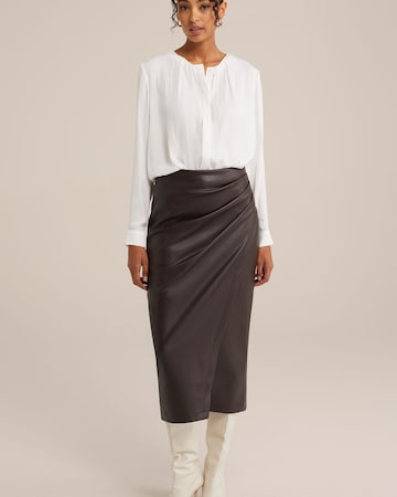 Chemisier WE Fashion en blanc : devant
