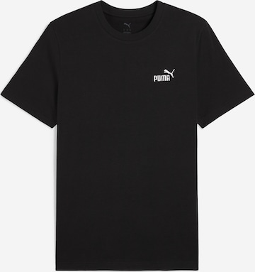 PUMA Функциональная футболка 'ESS No. 1' в Черный: спереди