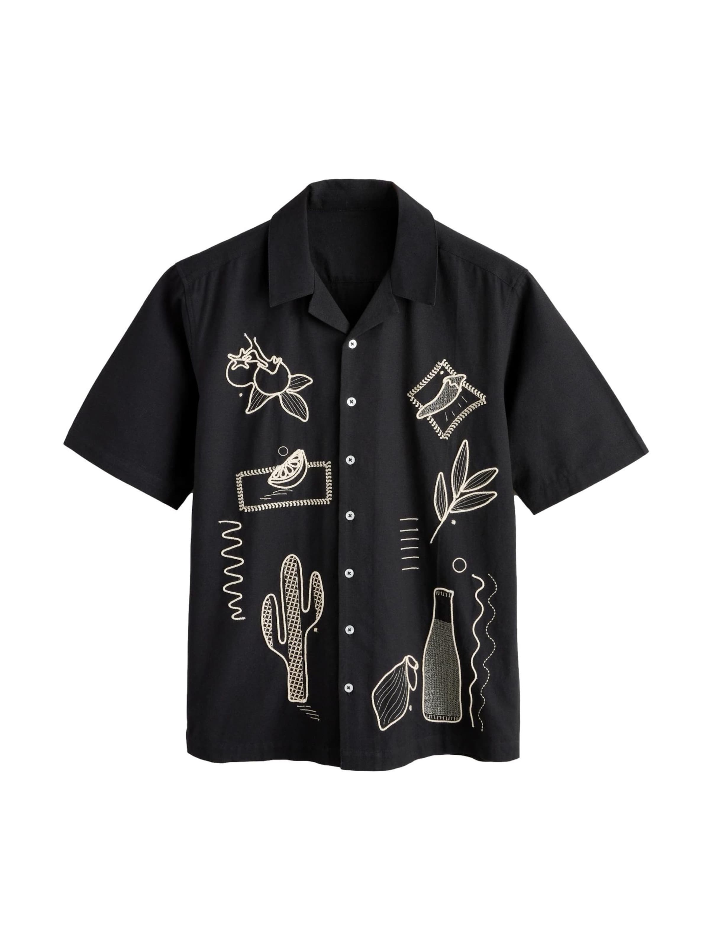 Next Regular Fit Skjorte i sort: forside