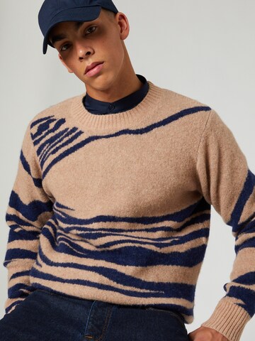 Guido Maria Kretschmer Men Sweater 'Henry' in Beige