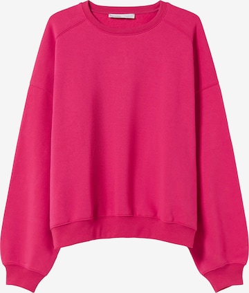 Bershka Sweatshirt in Pink: predná strana